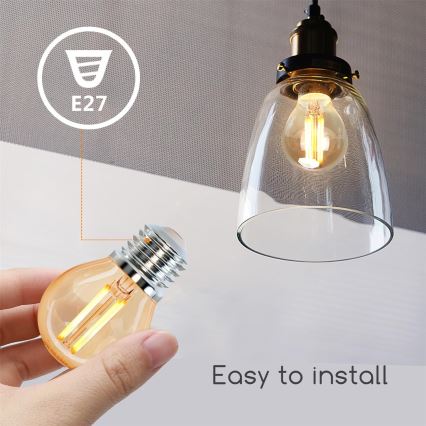LED Крушка G45 E27/4W/230V 2200K - Aigostar