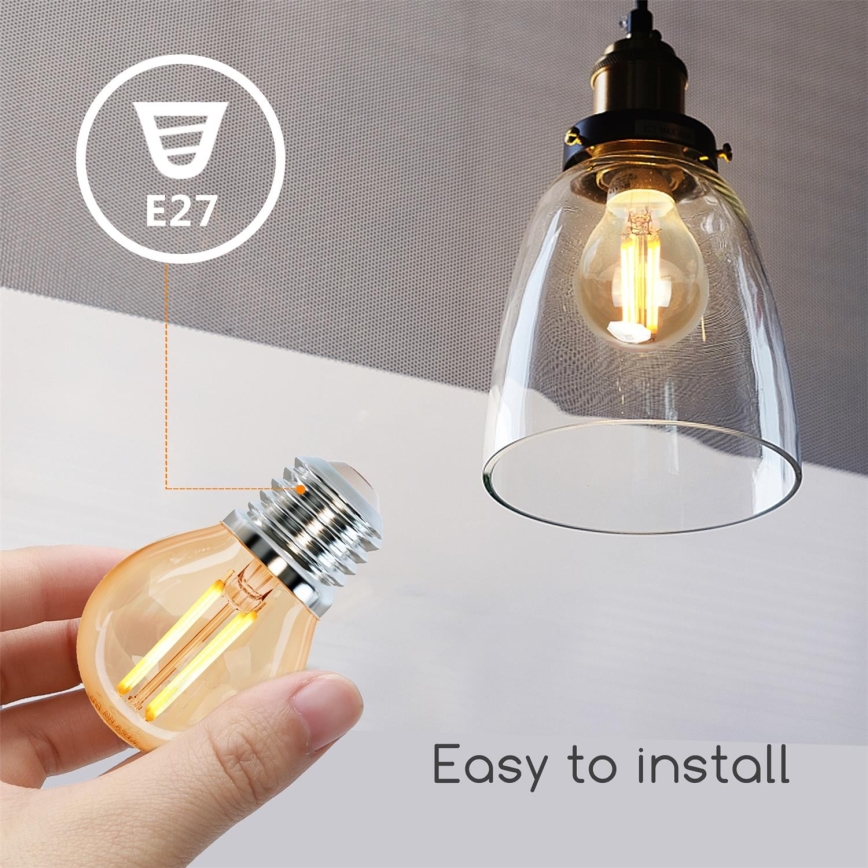 LED Крушка G45 E27/4W/230V 2200K - Aigostar