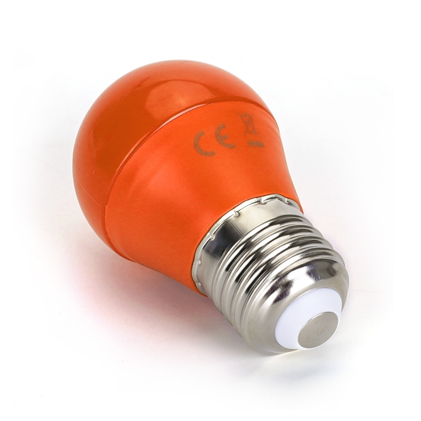 LED Крушка G45 E27/4W/230V оранжева - Aigostar