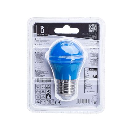 LED Крушка G45 E27/4W/230V синя - Aigostar