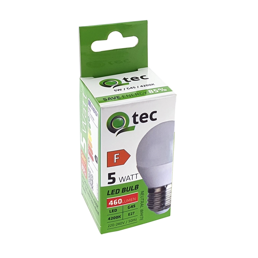 LED Крушка G45 E27/5W/230V 4200K