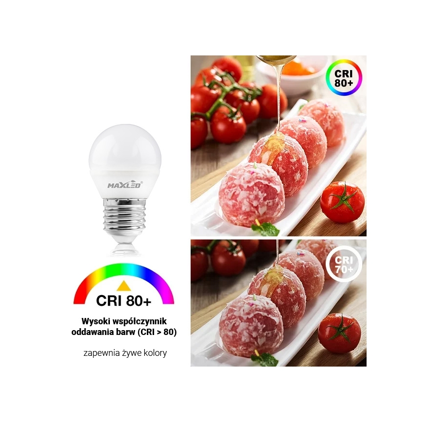 LED Крушка G45 E27/8W/230V 4000K