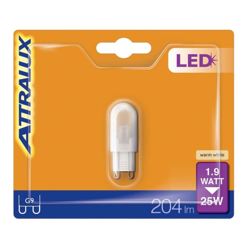 LED Крушка G9/1,9W/230V 2700K - Attralux