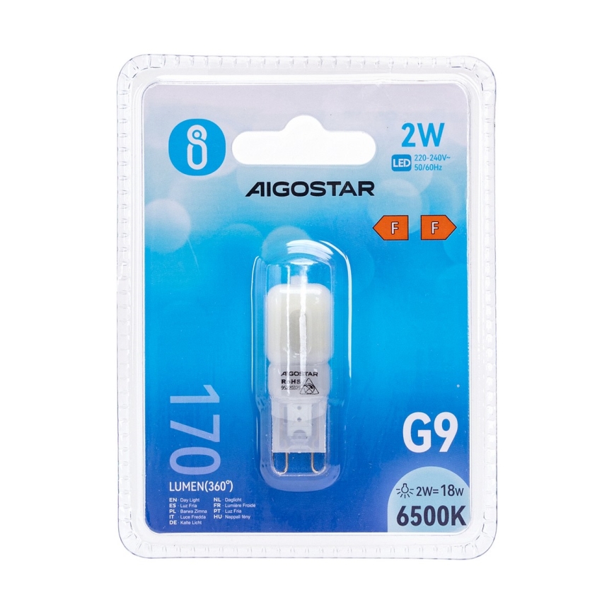 LED Крушка G9/2W/230V 6500K - Aigostar