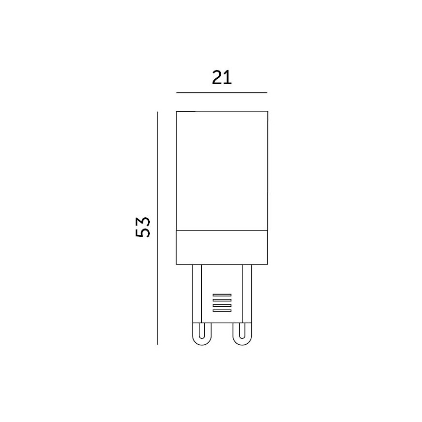LED Крушка G9/3W/230V 3000K 100°