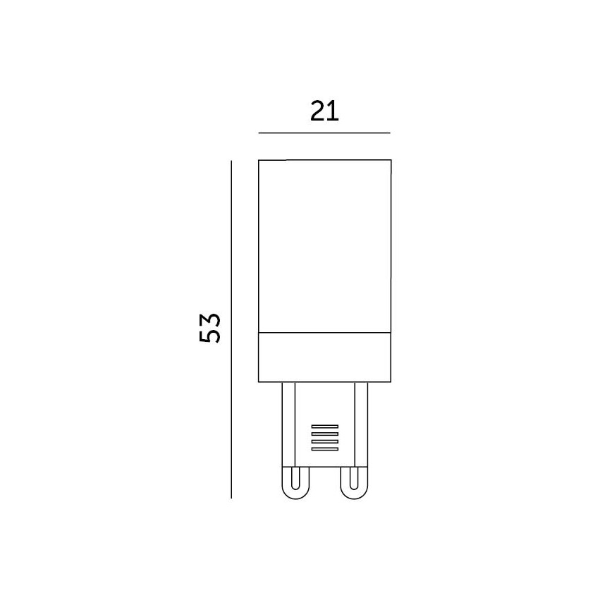 LED Крушка G9/3W/230V 4000K 100°