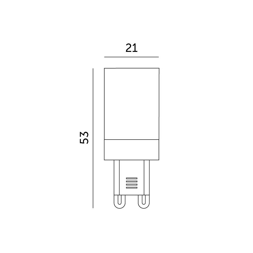 LED Крушка G9/3W/230V 6000K 100°