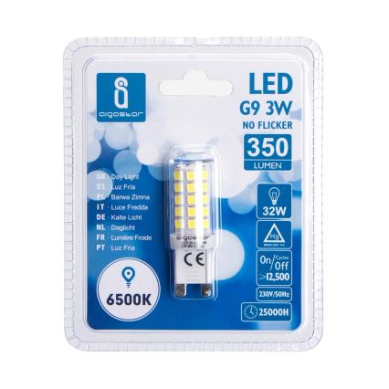 LED Крушка G9/3W/230V 6500K - Aigostar