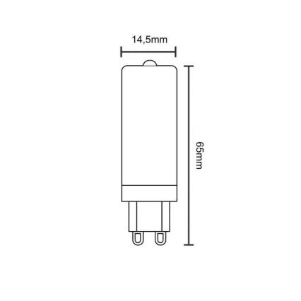 LED Крушка G9/4W/230V 2800K