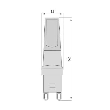 LED крушка G9/4W/230V 3000K