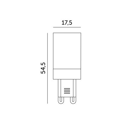LED Крушка G9/4W/230V 3000K
