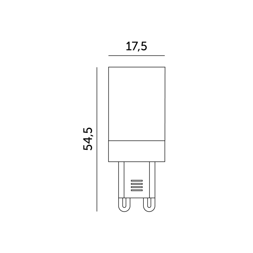LED Крушка G9/4W/230V 3000K