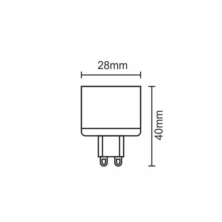 LED Крушка G9/5W/230V 4000K