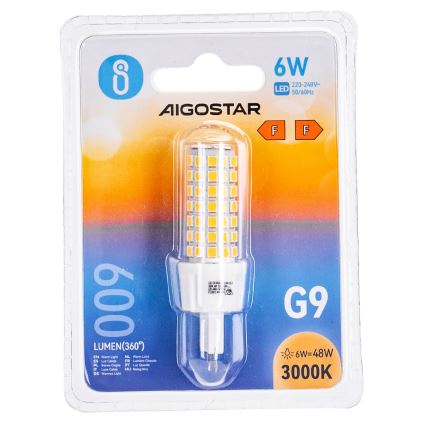 LED Крушка G9/6W/230V 3000K - Aigostar