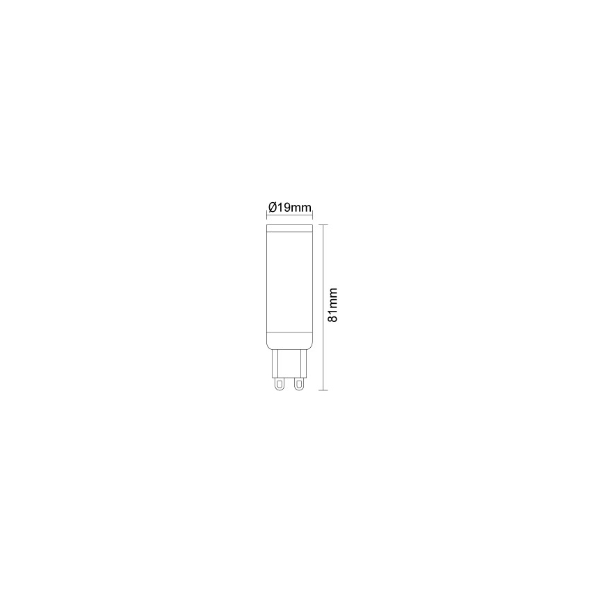 LED крушка G9/7,6W/230V 4000K