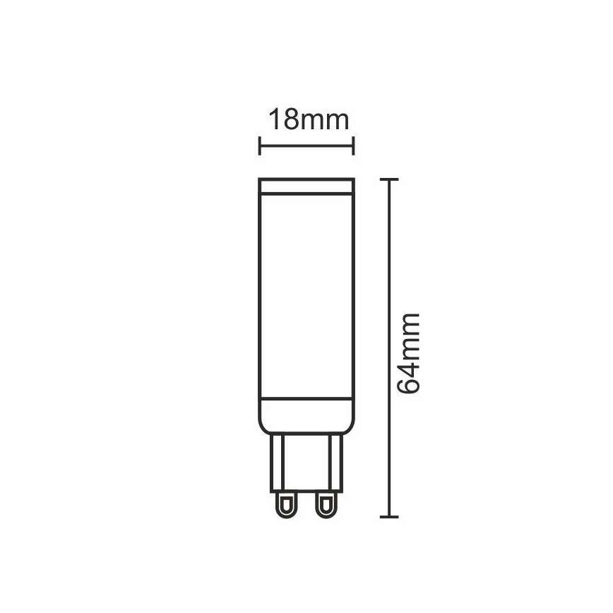LED Крушка G9/7W/230V 4000K