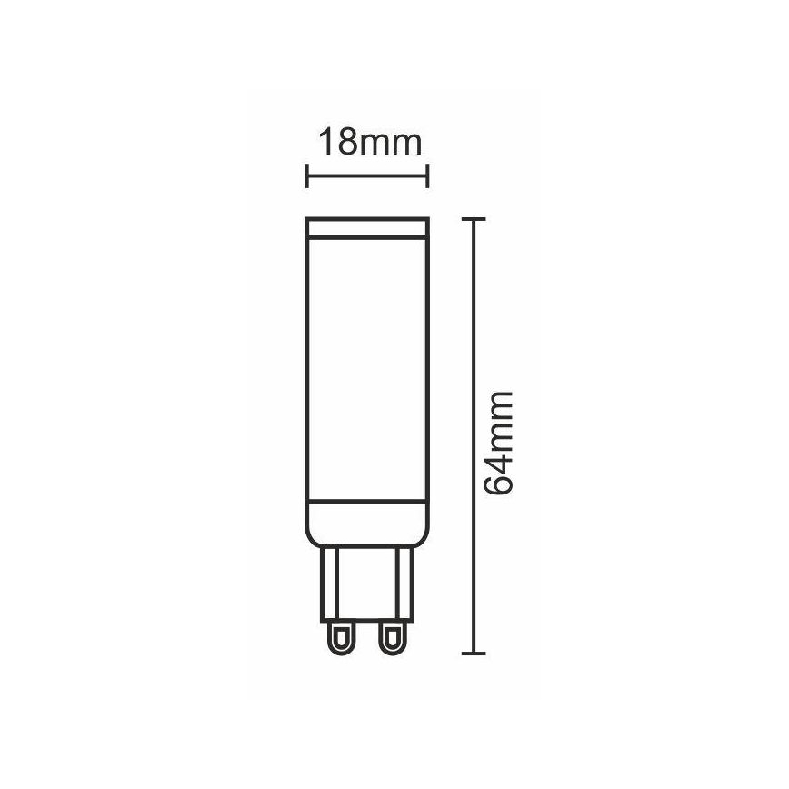LED Крушка G9/7W/230V 6000K