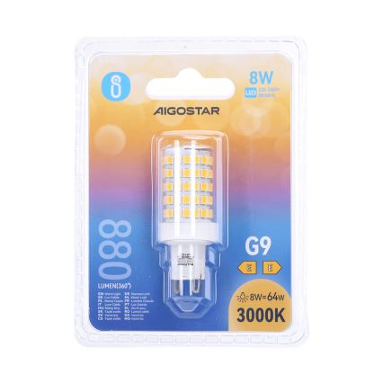 LED крушка G9/8W/230V 3000K - Aigostar