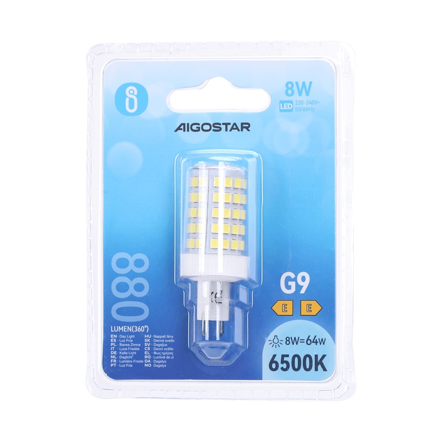 LED крушка G9/8W/230V 6500K - Aigostar