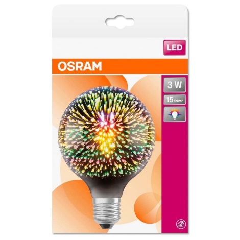 LED Крушка GLOBE E27/3W/230V 2700K - Osram