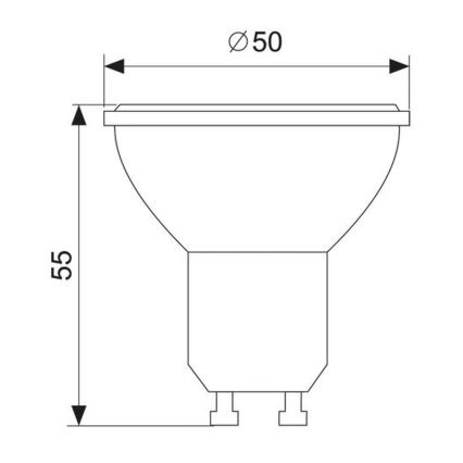 LED Крушка GU10/1,5W/230V 6000K