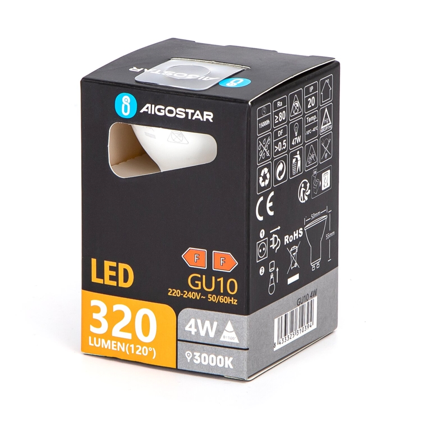 LED Крушка GU10/4W/230V 3000K - Aigostar