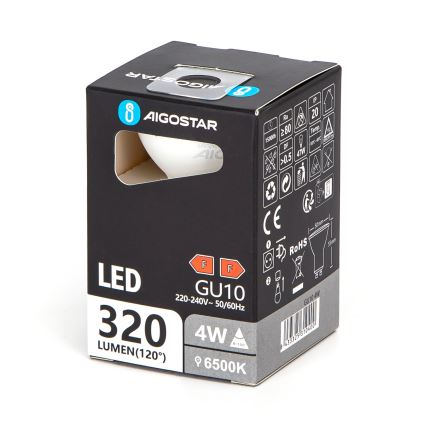 LED Крушка GU10/4W/230V 6500K - Aigostar