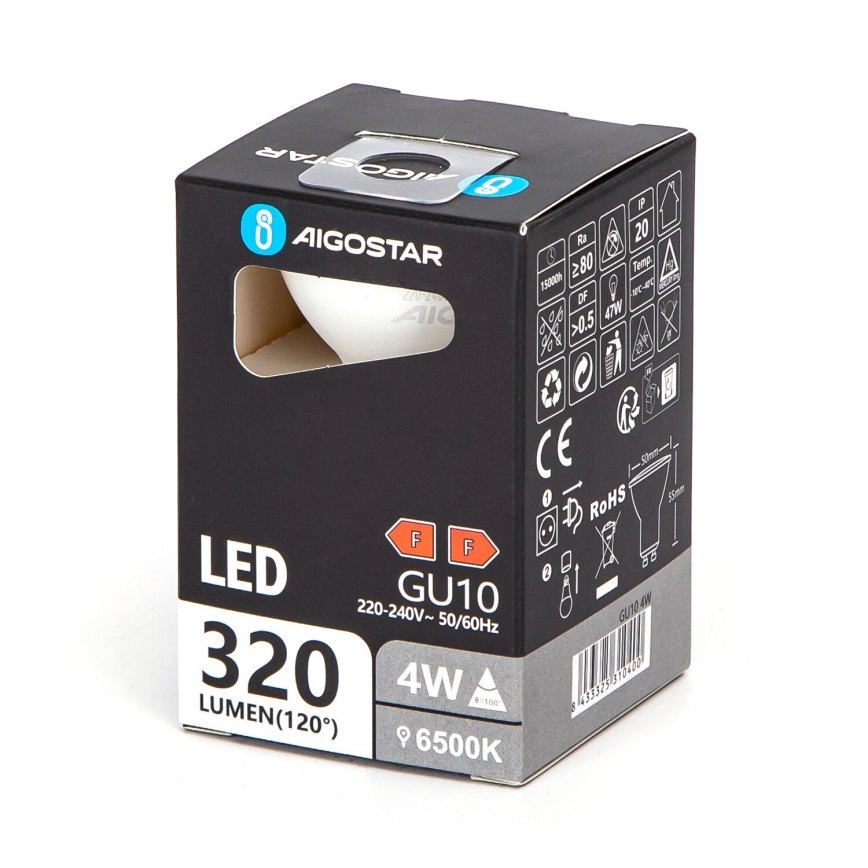 LED Крушка GU10/4W/230V 6500K - Aigostar