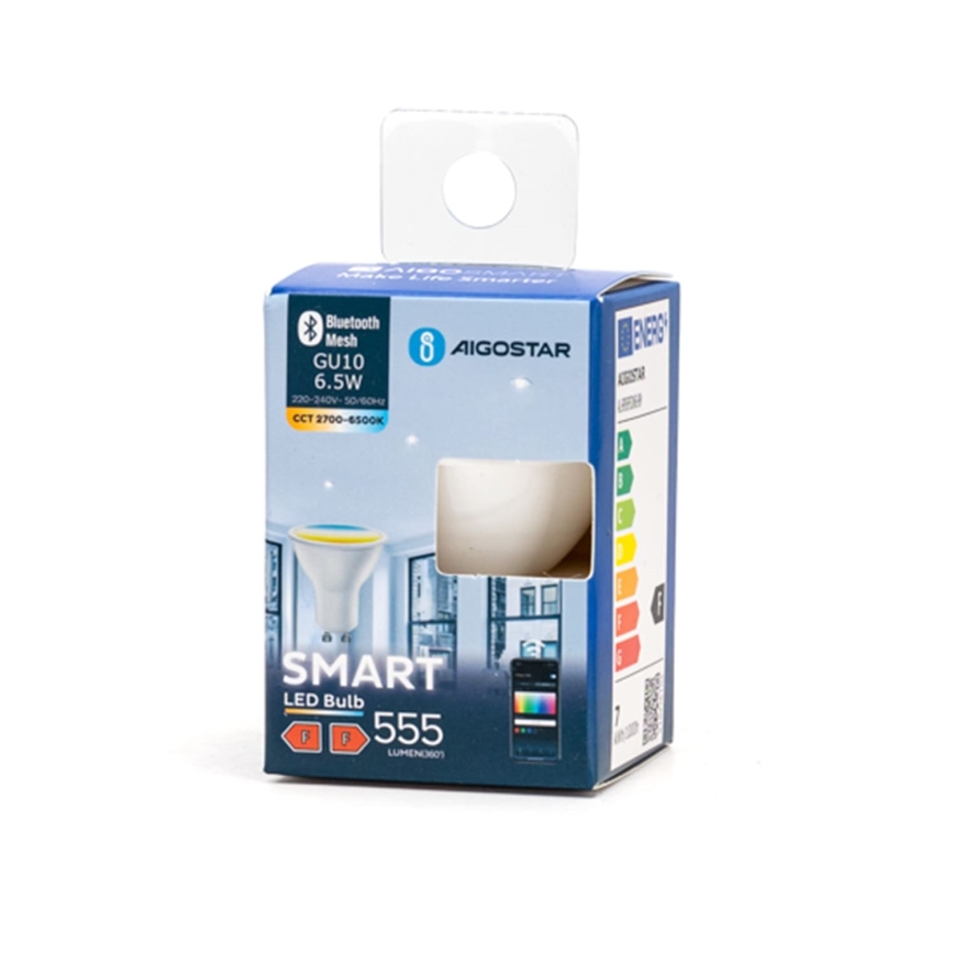 LED регулируема крушка GU10/6,5W/230V 2700-6500K - Aigostar
