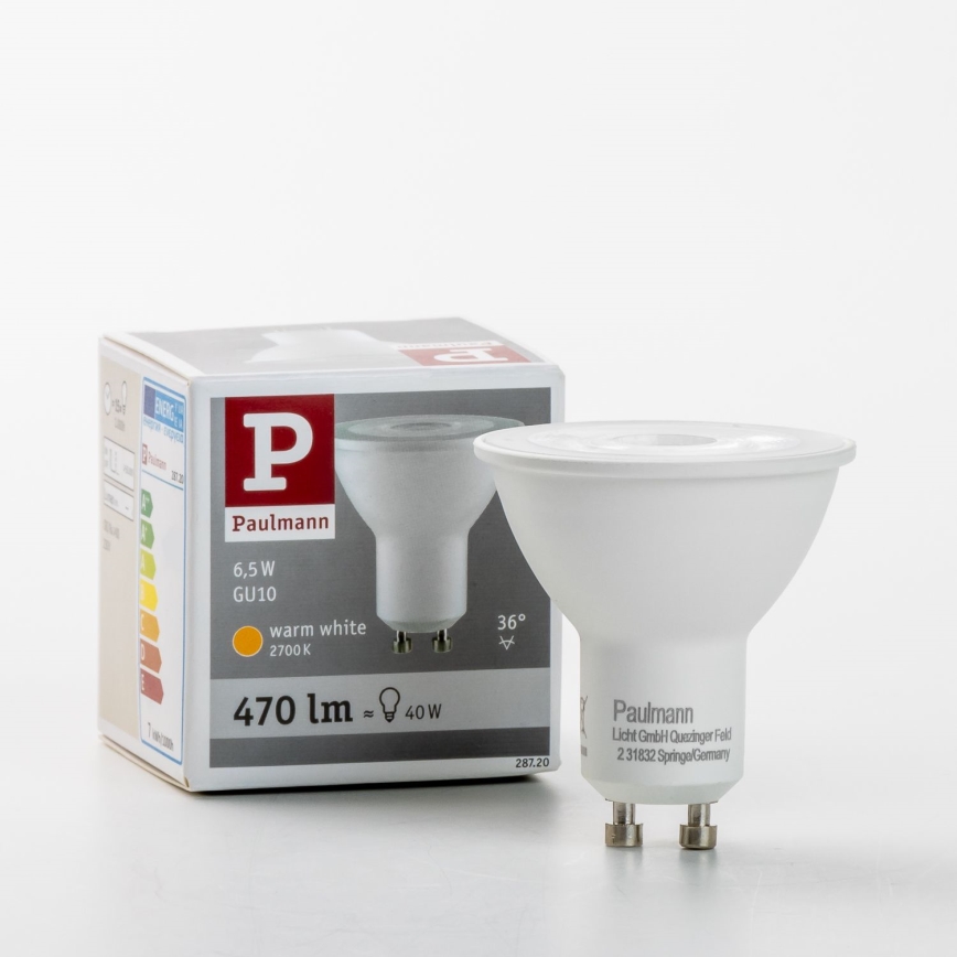 LED Крушка GU10/6,5W/230V 2700K - Paulmann 28720