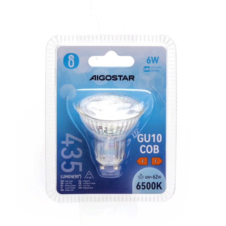 LED Крушка GU10/6W/230V 6500K - Aigostar