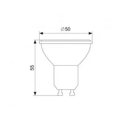 LED Крушка GU10/7W/230V 6500K