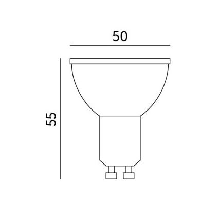 LED Крушка GU10/8,5W/230V 3000K
