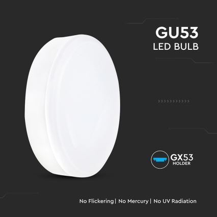 LED крушка GX53/6,4W/230V 3000K