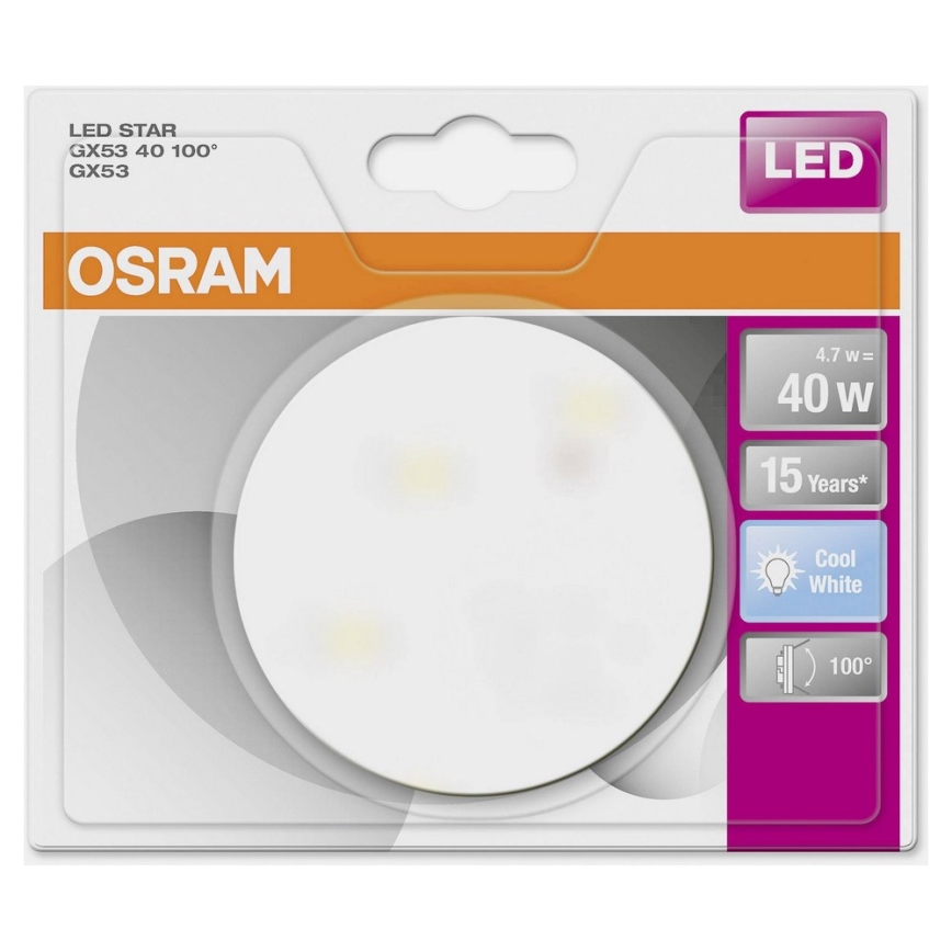 LED Крушка GX53/6W/230V 4000K - Osram