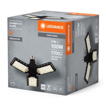 LED Крушка HIGHBAY E27/17W/230V 4000K - Ledvance