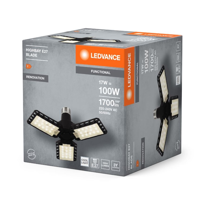 LED Крушка HIGHBAY E27/17W/230V 4000K - Ledvance