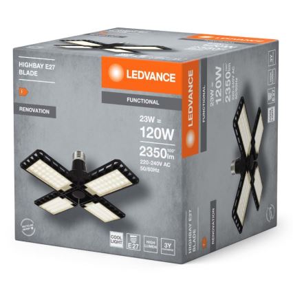 LED Крушка HIGHBAY E27/23W/230V 4000K - Ledvance