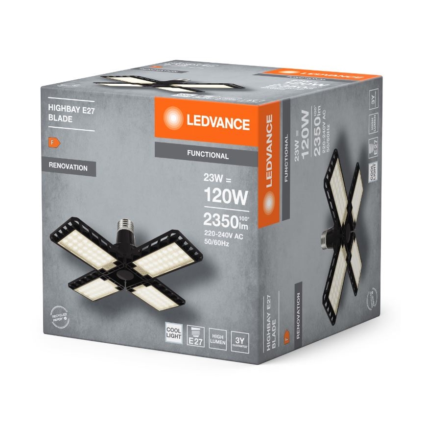 LED Крушка HIGHBAY E27/23W/230V 4000K - Ledvance