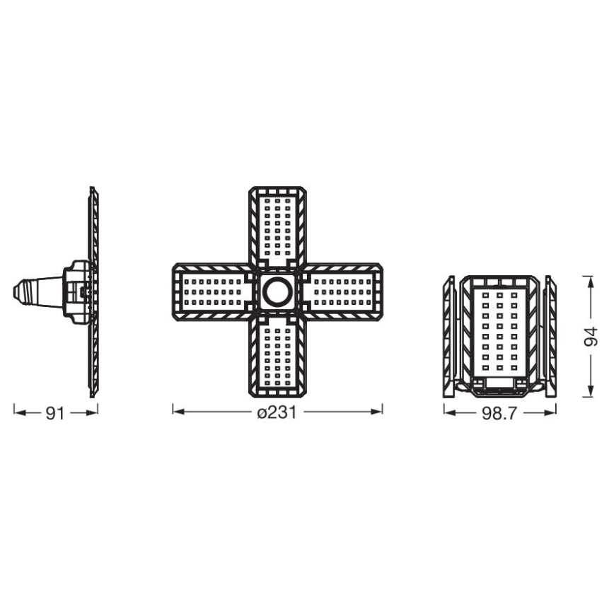 LED Крушка HIGHBAY E27/23W/230V 4000K - Ledvance