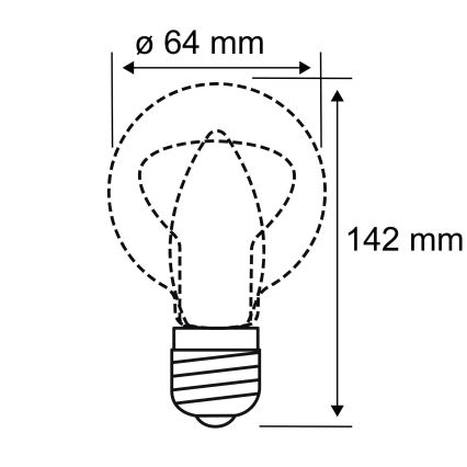 LED Крушка INNER ST64 E27/3,5W/230V 1800K - Paulmann 28880