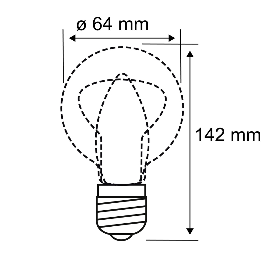 LED Крушка INNER ST64 E27/3,5W/230V 1800K - Paulmann 28880