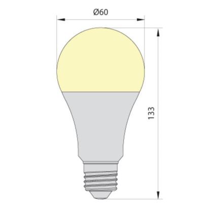 LED Крушка LEDSTAR ECO A65 E27/20W/230V 4000K