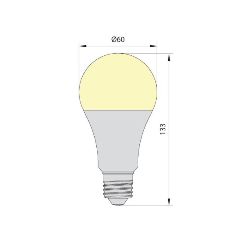 LED Крушка LEDSTAR ECO A65 E27/20W/230V 4000K
