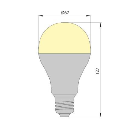 LED Крушка LEDSTAR ECO E27/12W/230V 3000K