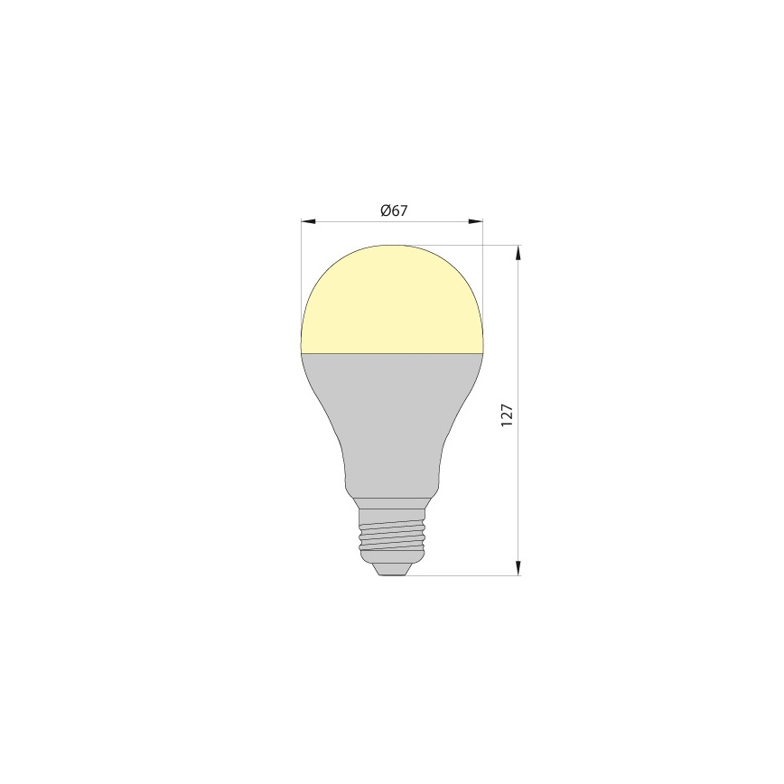 LED Крушка LEDSTAR ECO E27/12W/230V 3000K