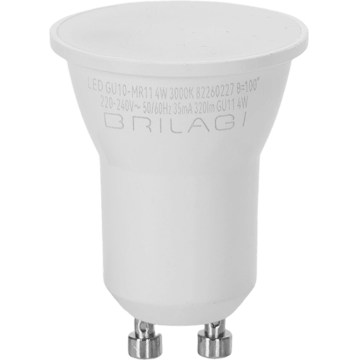 LED крушка MR11 GU10/4W/230V 3000K - BRILAGI