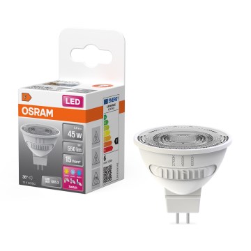LED крушка MR16 GU5,3/5,6W/12V 2700/4000/6500K 36° - Osram