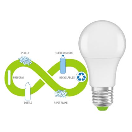 LED Крушка от рециклирана пластмаса E27/10W/230V 2700K - Ledvance