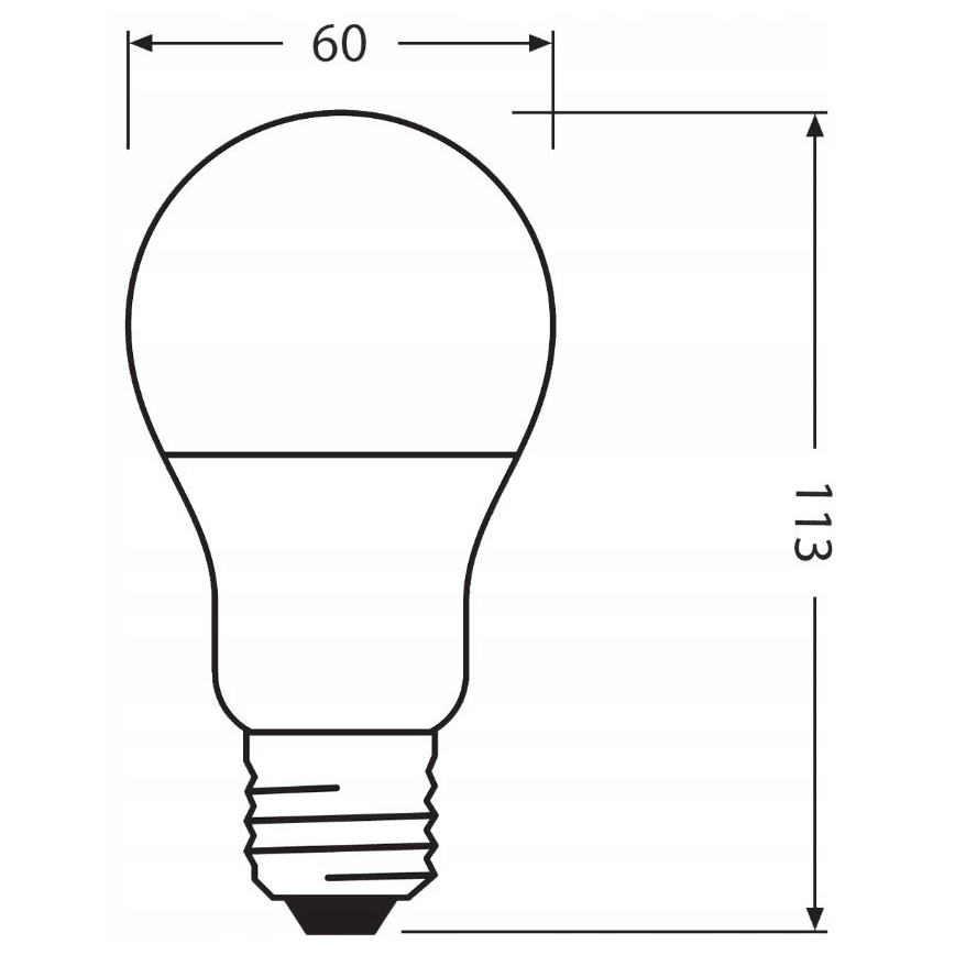 LED Крушка от рециклирана пластмаса E27/10W/230V 2700K - Ledvance